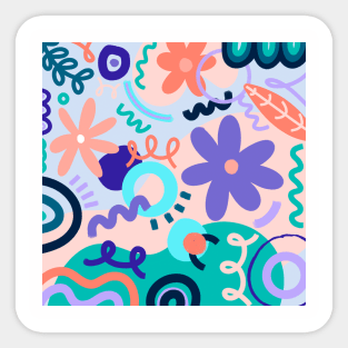 MIX PATTERN Sticker